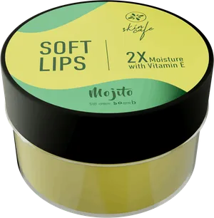 Skin Cafe Soft Lips Lip Balm Vitamin E- Mojito 10g